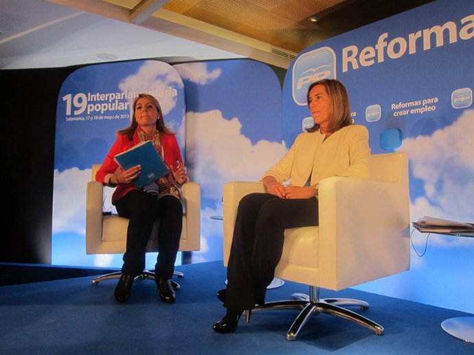 Ana Mato en la Interparlamentaria celebrada en Salamanca