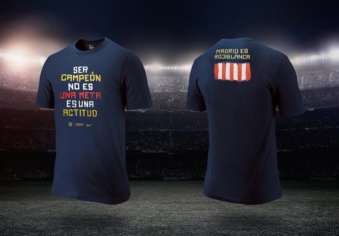 Camiseta oficial de la celebración de Copa del Atlético