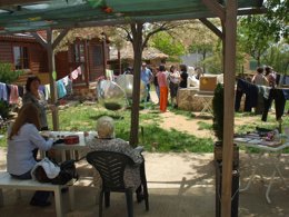 Mercadillo en el Spring Day de Gallocanta