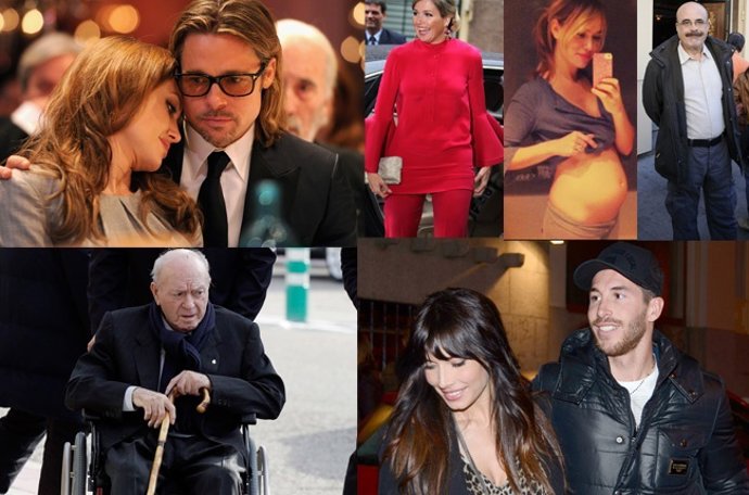 Angelina Jolie, Brad Pitt, Maxima, Patricia Conde, Di Stefano, Pilar Rubio