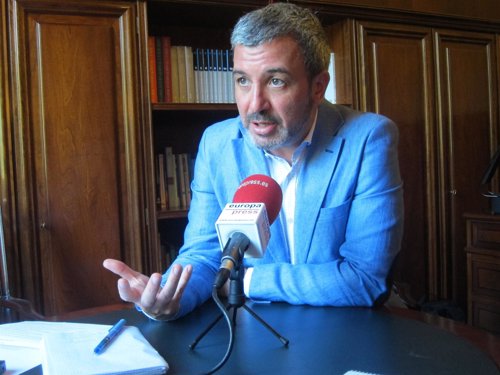 El portavoz del PSC, Jaume Collboni. 