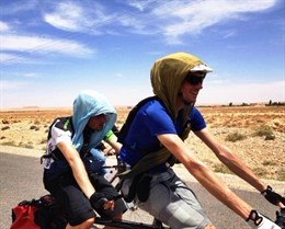 Sergio y su hermano atlas de Marruecos