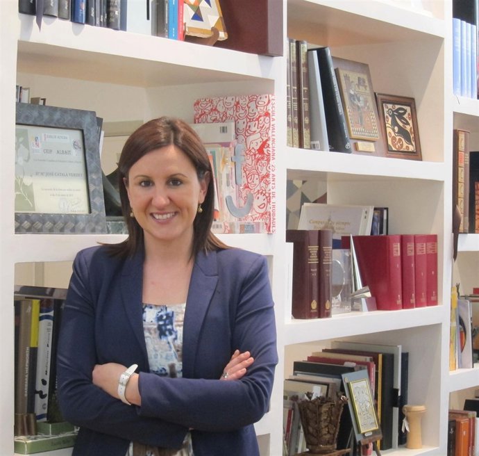 La consellera Marái José Català en la entrevista con EP