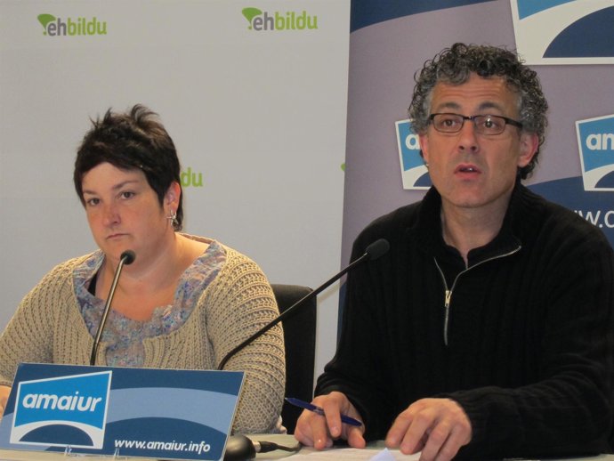 Onintza Enbeitia y Xabier Mikel Errekondo de Amaiur