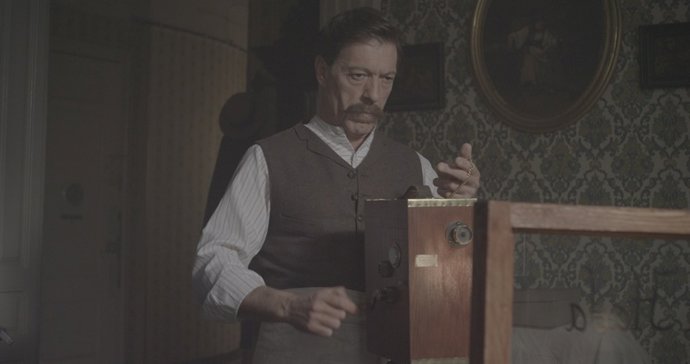 El actor Ramón Langa caracterizado como Segundo de Chomón.