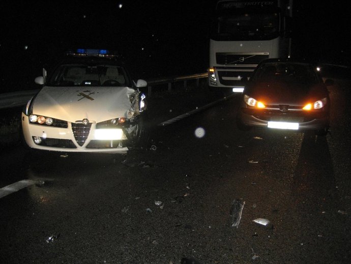 Detención kamikaze en la A-8 en Asturias