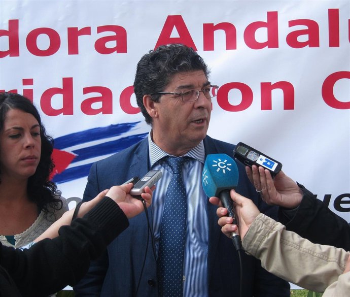 Diego Valderas en Málaga