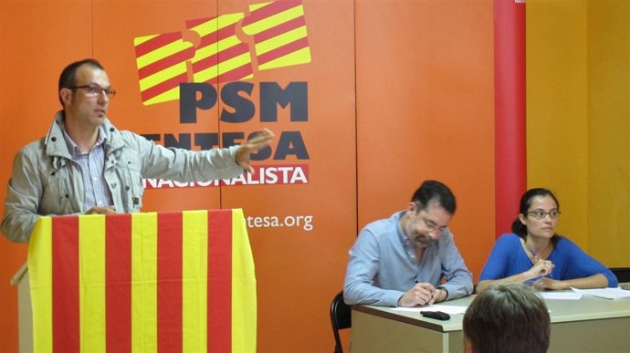 El secretario general del PSM-Entesa y portavoz de MÉS, Biel Barceló