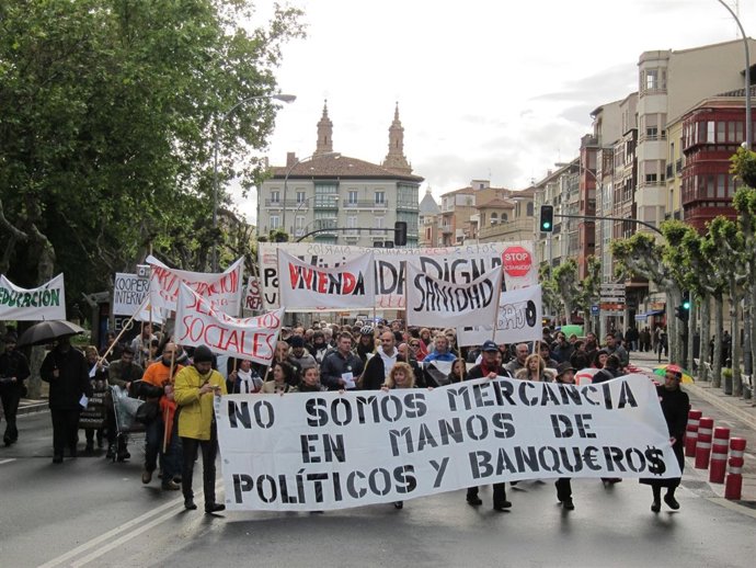 Manifestación por el segundo aniversario del 15M