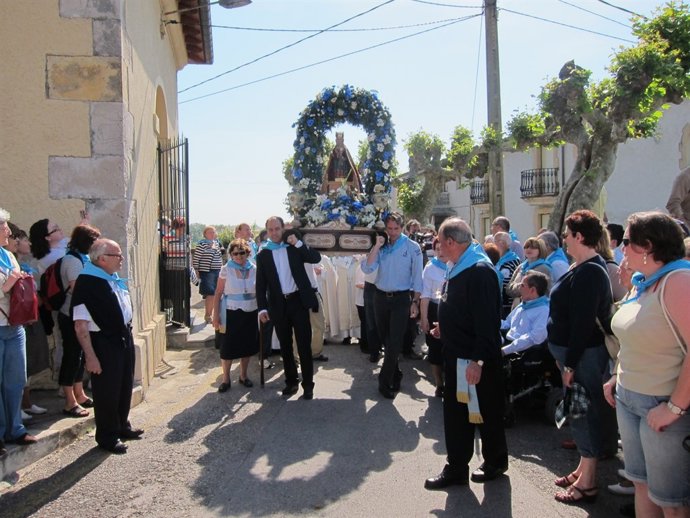Imagen de archivo de la procesión de la Virgen Del Mar