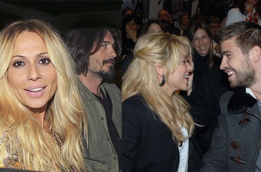 Marta Sánchez, Dani Terán, Shakira y Piqué