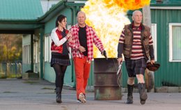 (L-R) MARY-LOUISE PARKER, BRUCE WILLIS And JOHN MALKOVICH Star In RED 2Ph: Jan T