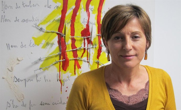 Carme Forcadell, presidenta de la Assemblea Nacional Catalana (ANC)