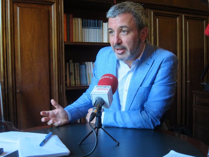 El portavoz del PSC, Jaume Collboni.