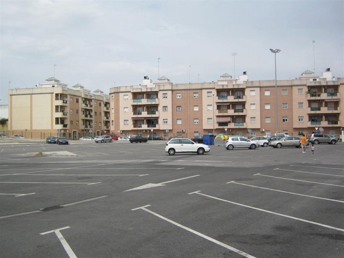 La bolsa de aparcamiento público de Los Molinos. 
