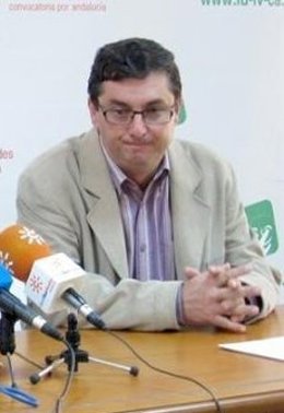 José Luis Centella, en rueda de prensa