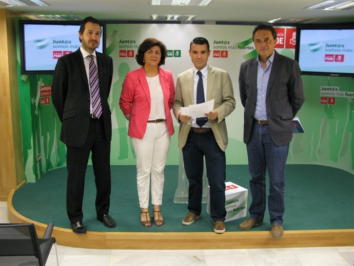 Garcia León, Fuensanta Lima, José Ortiz y José Bernal