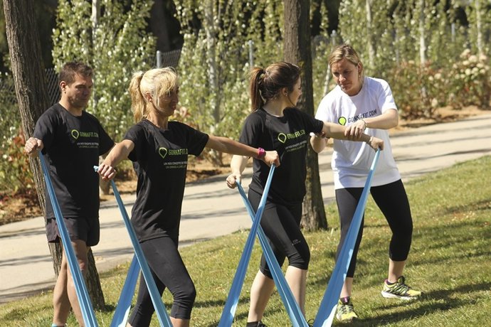 Imagen promocional del gimnasio al aire libre Gonnafit