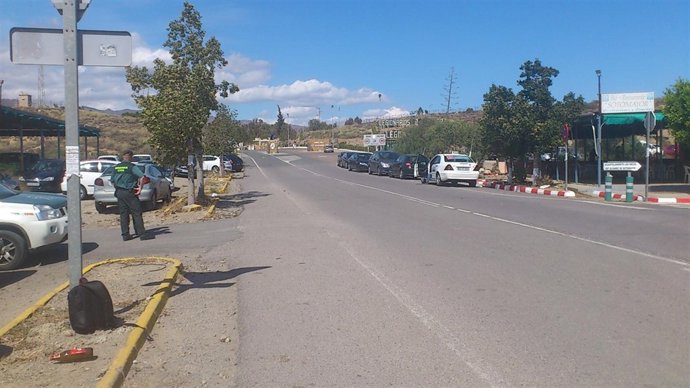 Acceso al Acuartelamiento de la Legión de Viator 