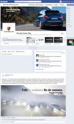 Porsche Ibérica en Facebook