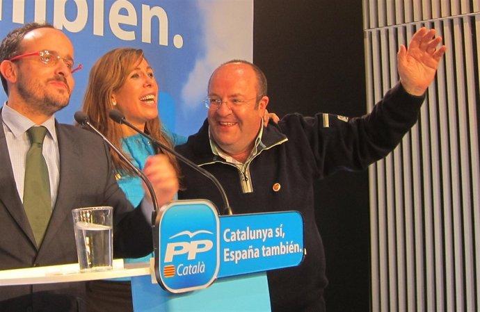 Alejandro Fernández, Alicia Sánchez-Camacho, Rafa Luna (PP)