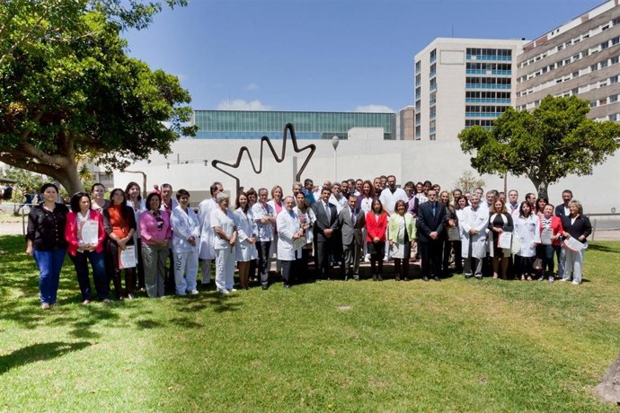 Rivero, con los premiados