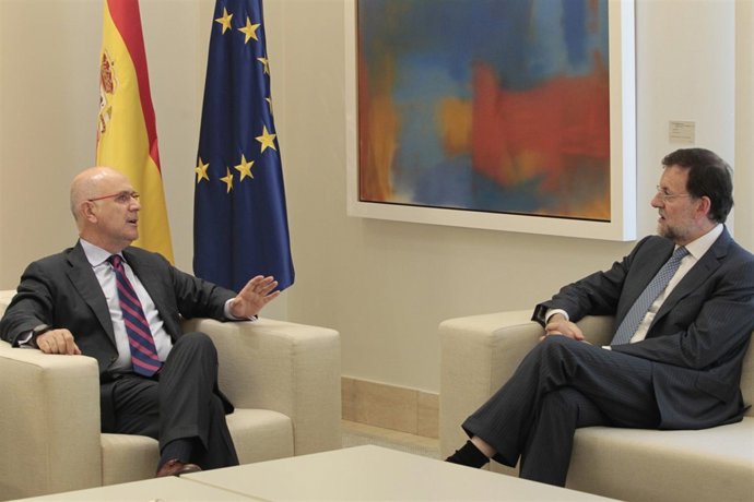 Rajoy Recibe A Duran En La Moncloa