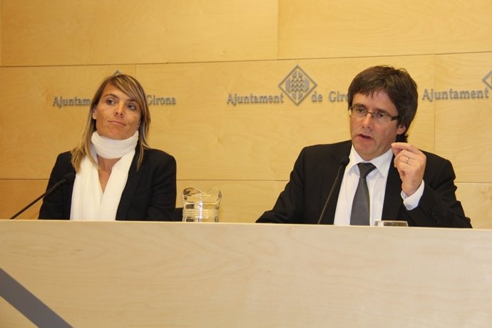 El alcalde Carles Puigdemont hace balance de 'Temps de Flors'