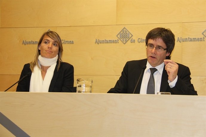 El alcalde Carles Puigdemont hace balance de 'Temps de Flors'