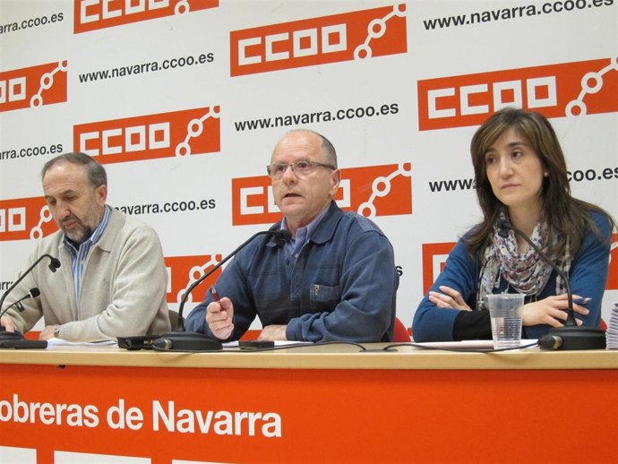 Julián Gutiérrez, Manuel Vázquez y María Román.