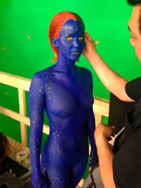 Jennifer Lawrence vuelve a convertirse en Mística en X-Men: Days of Future Past