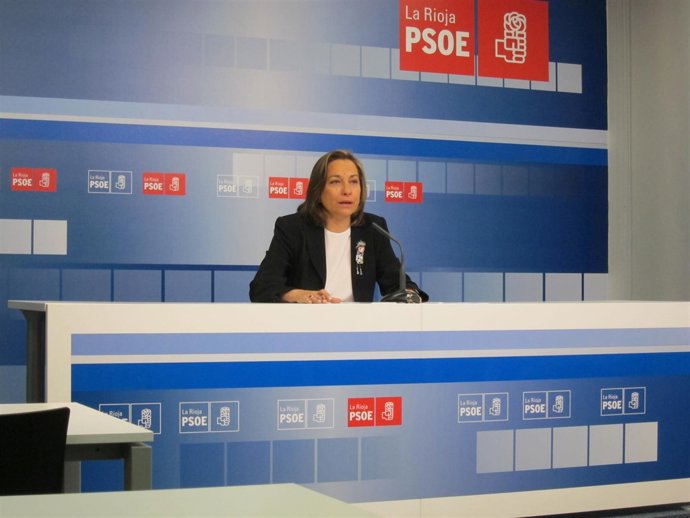 La secretaria de Relaciones Políticas del PSOE de La Rioja, Victoria de Pablo