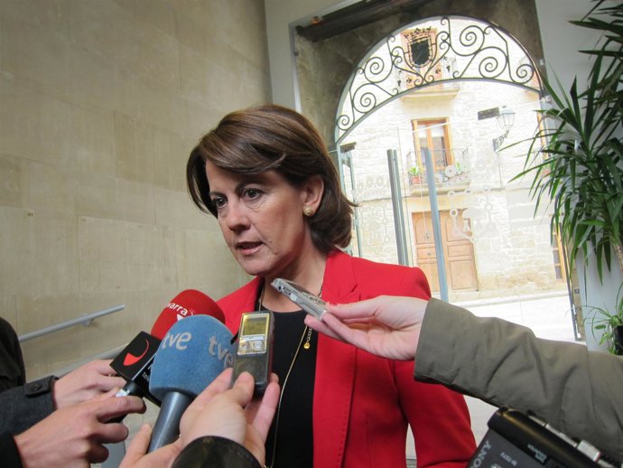 La presidenta del Gobierno de Navarra, Yolanda Barcina