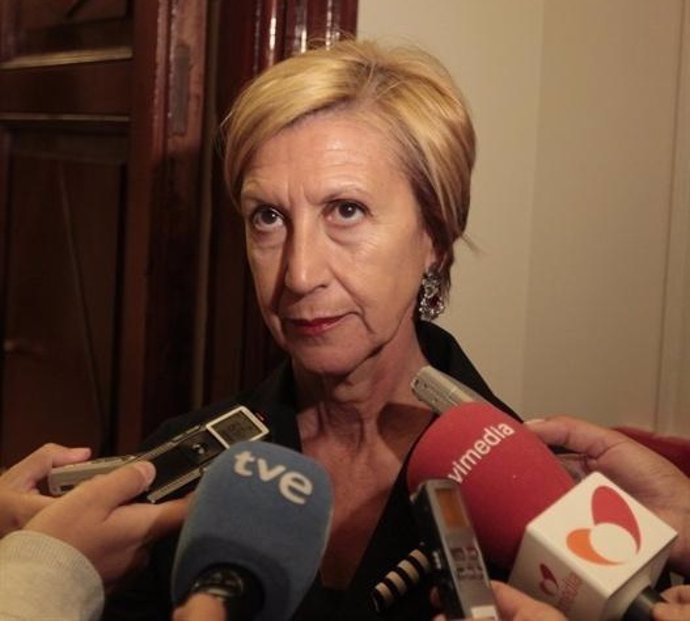 Rosa Díez, portavoz de UPyD en el Congreso