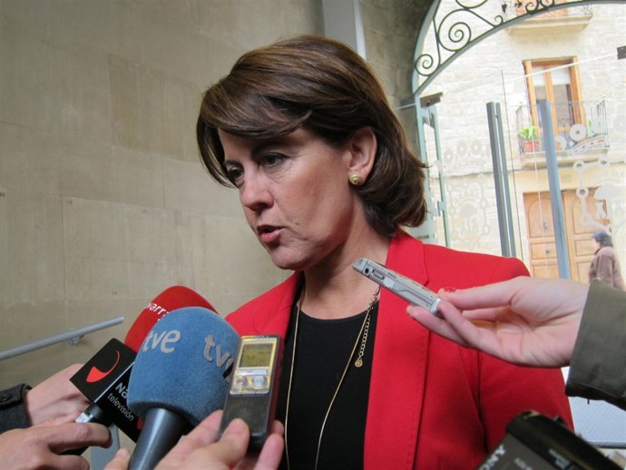 La presidenta del Gobierno de Navarra, Yolanda Barcina