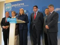 Cospedal: "Que Page hable de pucherazo es tener muy poca vergüenza" y de un cinismo "que no tiene nombre"