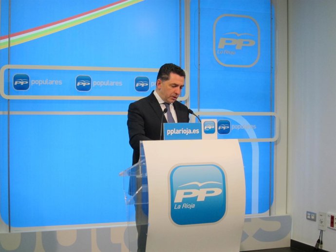 El secretario general del PP de La Rioja, Carlos Cuevas