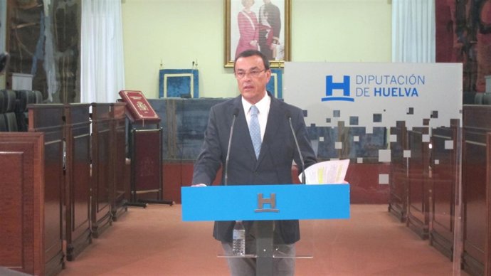 El presidente de la Diputación de Huelva, Ignacio Caraballo.