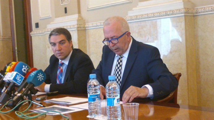 El presidente de la diputación y el del Puerto, bendodo y sánchez maldonado