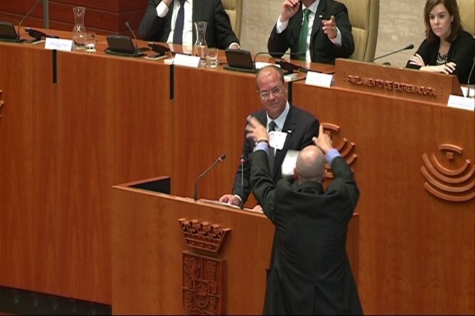 Espontáneo en el Parlamento 