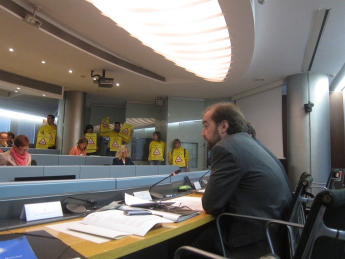 El concejal Gerard Ardanuy, en la Comisión de Cultura