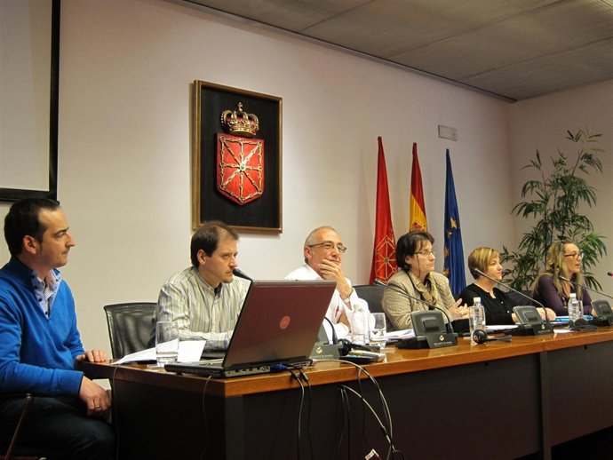 Miembros de la Asociación Aúpa Garínoain.