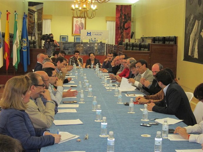 Firmantes del Manifiesto en defensa del tren Huelva-Zafra