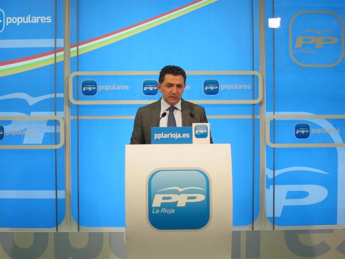 El secretario general del PP de La Rioja, Carlos Cuevas