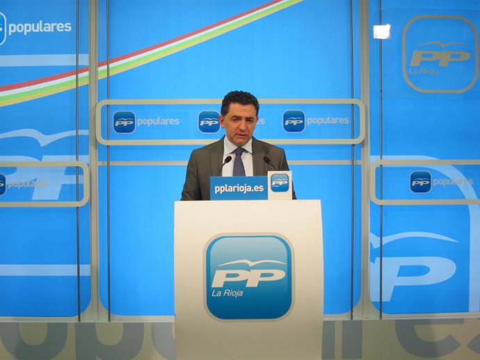 El secretario general del PP de La Rioja, Carlos Cuevas