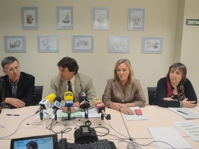 Joan Josep Isern (SCT), en rueda de prensa