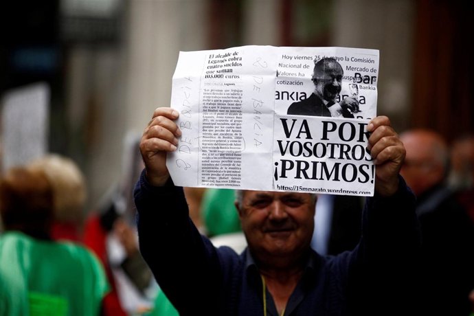 Protestas de afectados por preferentes