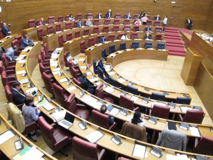 Imagen del hemicilo en la sesión vespertina