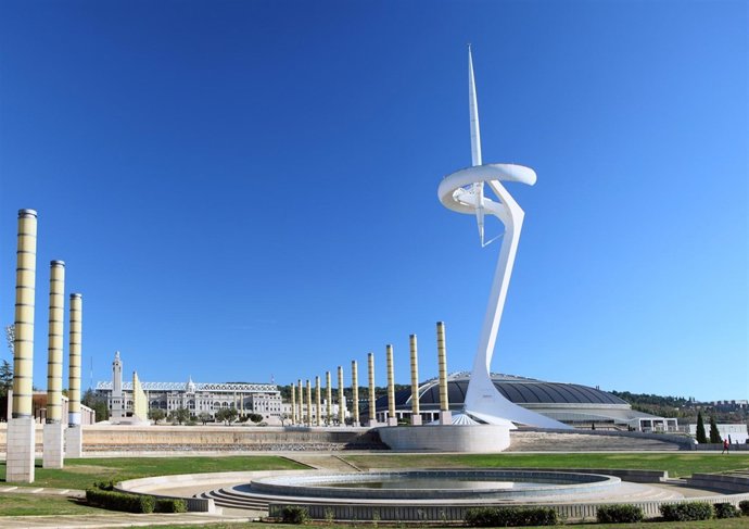 Torre Calatrava en el Anillo Olímpico de Barcelona