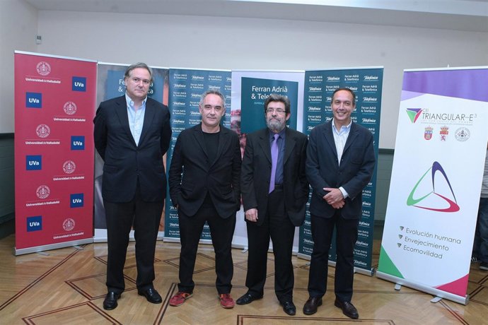Adrián García Nevado, Ferran Adriá, José Manuel López y Fabían García.